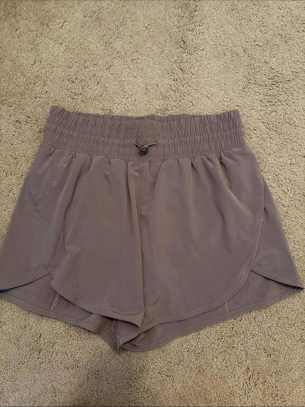 Women’s All in Motion brown Elastic-Waist Athletic Shorts